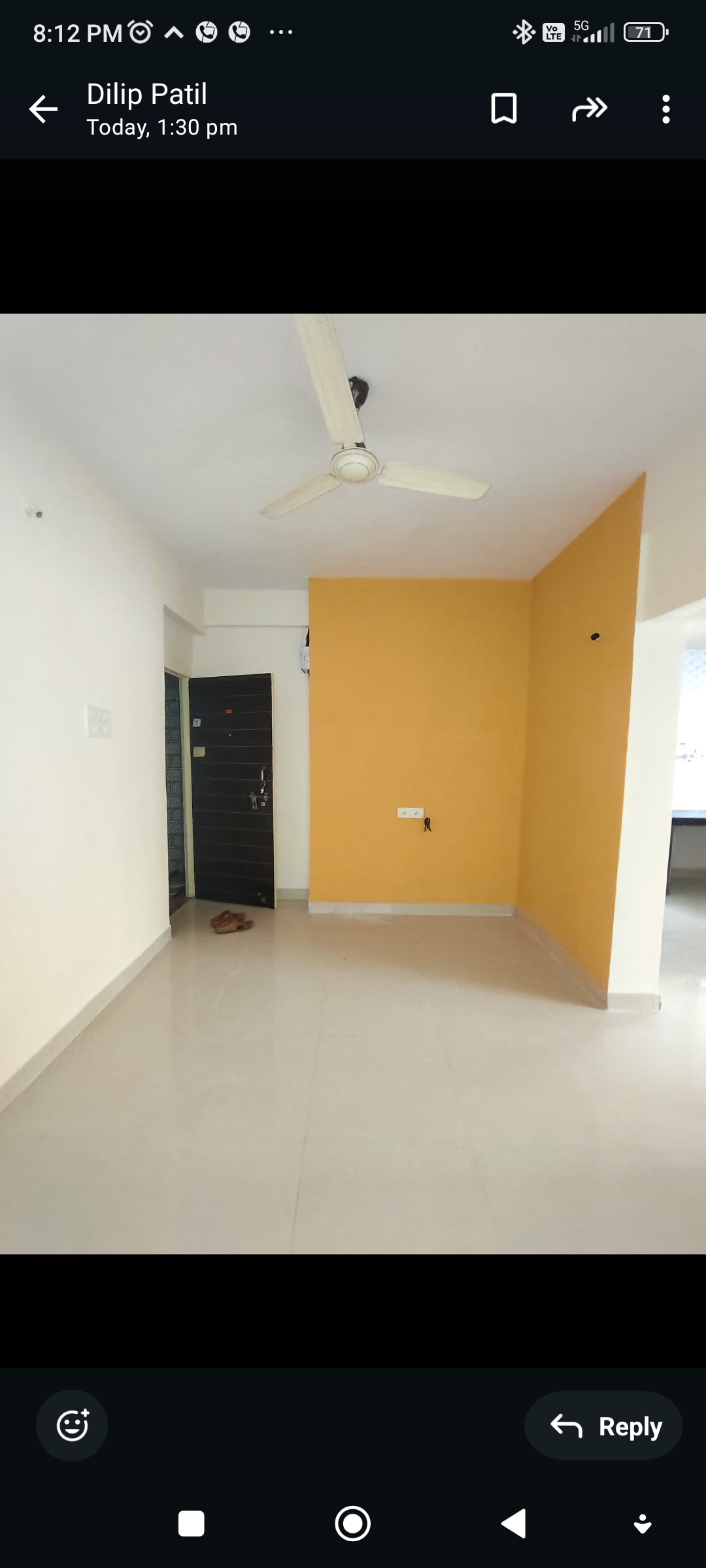 1 BHK Apartment For Rent in Khushbu Soham Residency