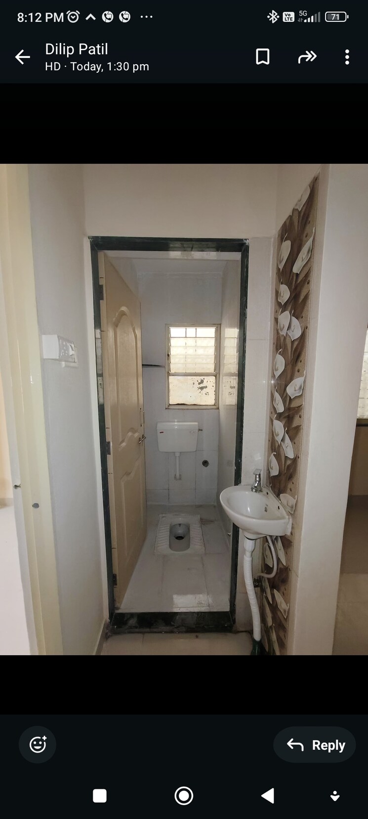 Bathroom, khushbu-soham-residency 1 Bedroom 550 Sq.Ft. Apartment In Pimple Gurav Pune 8897116