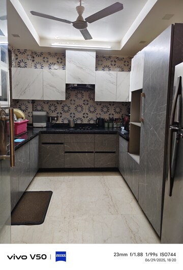 Kitchen in 4 BHK Builder Floor at Greater Kailash I – for Rent
