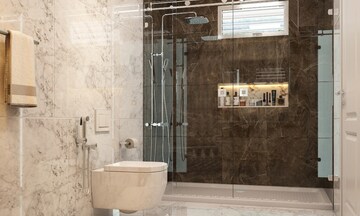 Bathroom in 1 BHK Apartment at Golf Links – for Rent