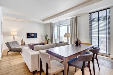 Team Area in 2 BHK Apartment at Boutique Residential Apartments 35, Golf Links – for Rent