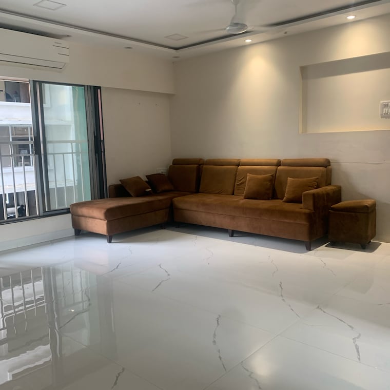 Living Room, kosmos-nandanvan 3 Bedroom 902 Sq.Ft. Apartment In Roshan Nagar Mumbai 8897193
