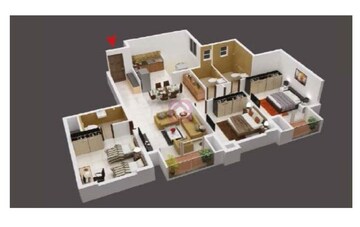 Floor Plan in 3 BHK Apartment at Bren EdgeWaters, Kasavanahalli – for Sale