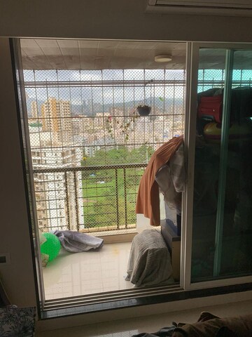 Balcony in 3 BHK Apartment at Mahaveer Jeevan Deep, Kandivali West – for Sale