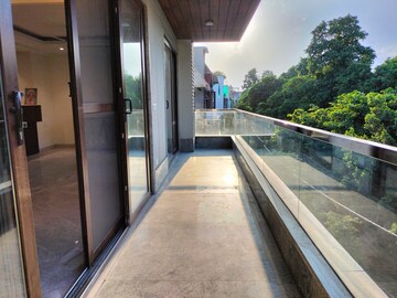 Balcony in 4 BHK Apartment at Greater Kailash I – for Rent