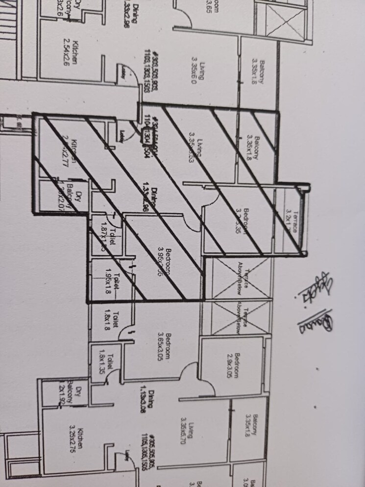 Floor Plan, majestique-signature-towers 3 Bedroom 1197 Sq.Ft. Apartment In Balewadi Pune 8897253