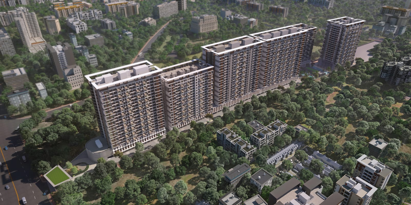 3 BHK 1197 Sq.Ft. Apartment in Majestique Signature Towers