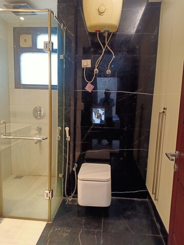 Bathroom in 4 BHK Apartment at Panchsheel Park – for Rent