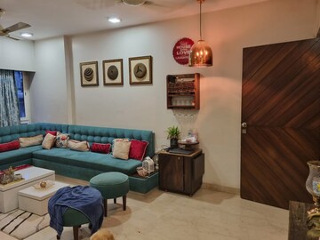Living Room in 2 BHK Apartment at Omkar Meridia, Kurla West – for Rent