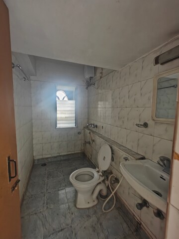 Bathroom in 2 BHK Apartment at Harbour Court, Nerul Sector 19a – for Rent