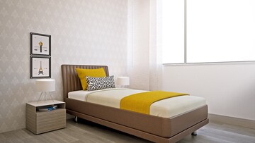 Bedroom in 2 BHK Apartment at Godrej Emerald Waters, Pimpri – for Sale