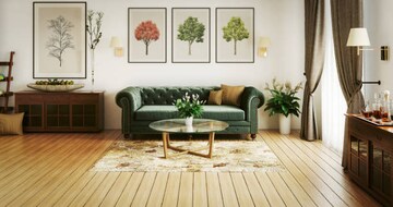 Living Room in 3 BHK Apartment at Godrej Emerald Waters, Pimpri – for Sale