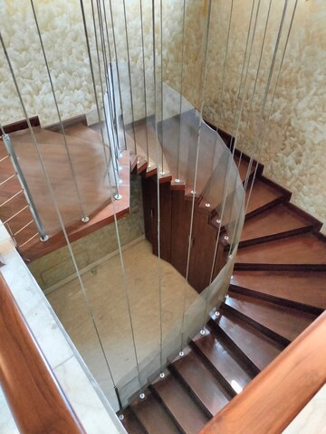 Staircase in 4 BHK Penthouse at Panchsheel Park – for Rent