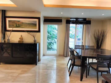 Living Room in 4 BHK Penthouse at Panchsheel Park – for Rent
