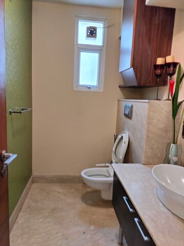 Bathroom in 4 BHK Penthouse at Panchsheel Park – for Rent