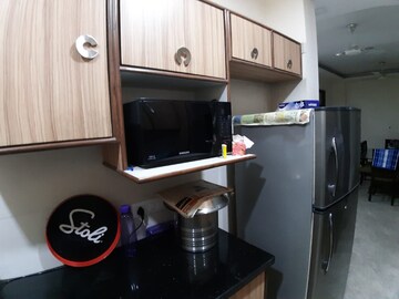 Kitchen in 3 BHK Builder Floor at Fort View Apartments, Kalkaji – for Rent