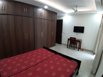 Bedroom in 3 BHK Builder Floor at Fort View Apartments, Kalkaji – for Rent