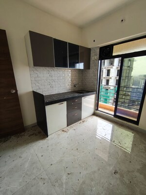 Kitchen in 1 RK Apartment at Shree Ostwal Horizon, Mira Road – for Sale