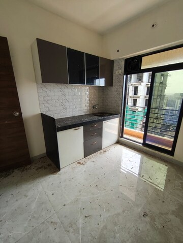Kitchen in 1 RK Apartment at Shree Ostwal Horizon, Mira Road – for Sale