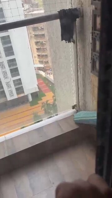 Balcony in 2 BHK Apartment at Hubtown Hill Crest, Andheri East – for Rent