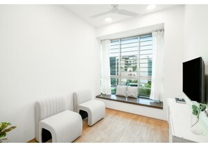 Living Room in 2 BHK Apartment at Takshila CHS, Andheri East – for Sale