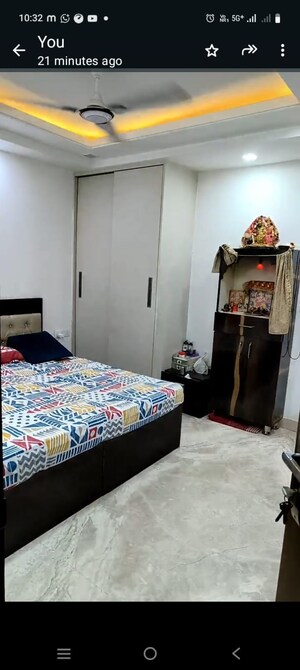Bedroom in 3 BHK Builder Floor at Kailash Hills – for Sale