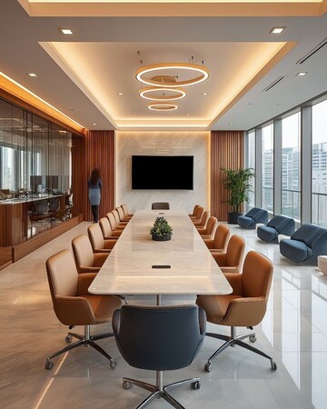 Team Area in  Office Space at Advant Navis Business Park, Sector 142 – for Rent
