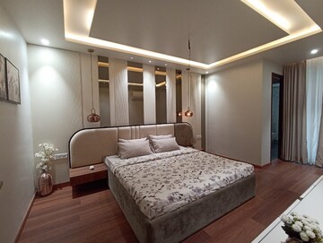 Bedroom in 3 BHK Apartment at Manglam 14 Woodland Park, Shiprapath – for Rent