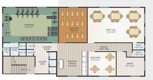 Floor Plan in 3 BHK Apartment at Devlali – for Sale
