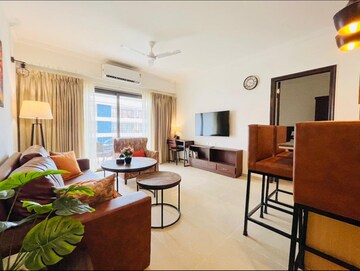Living Room in 3.5 BHK Apartment at K Raheja Reserve, Mohammadwadi – for Rent