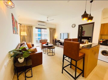 Living Room in 3.5 BHK Apartment at K Raheja Reserve, Mohammadwadi – for Rent