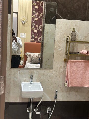 Bathroom in 2 BHK Apartment at Sai Altezza, Kalyan East – for Sale