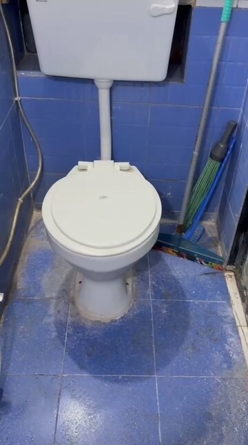 Bathroom in 2 BHK Apartment at Royal Classic Co Op Society, Andheri West – for Rent