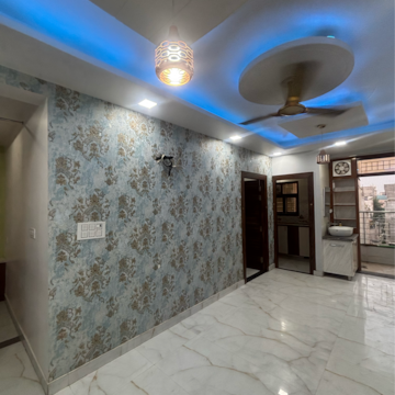 Living Room in 3 BHK Builder Floor at Uttam Nagar West – for Rent