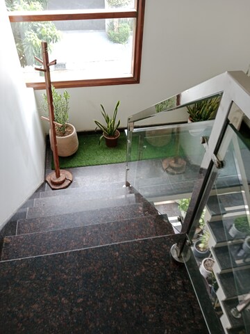 Staircase in 2 BHK Builder Floor at Ansals Sushant City – for Rent