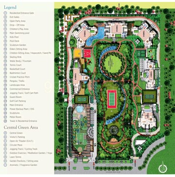 Master Plan in 3 BHK Apartment at Dasnac The Jewel, Sector 75 – for Sale