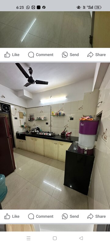 Kitchen in 1 BHK Apartment at Akshardham Complex, Malad West – for Rent