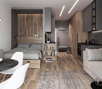 Kitchen in 1 BHK Apartment at Paras Tierea Studio Apartments, Sector 137 – for Sale