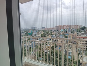 Balcony in 3 BHK Apartment at Ramky One Harmony, Bachupally – for Rent