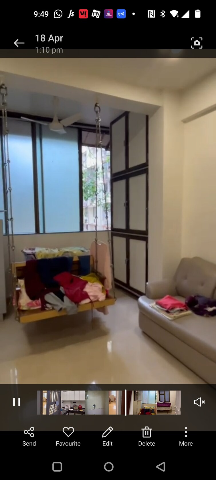 Bedroom, vasant vihar 1 Bedroom 450 Sq.Ft. Apartment In Vasant Vihar Mumbai 8897773
