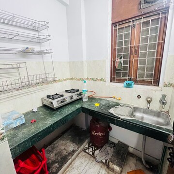 Kitchen in 1 BHK Builder Floor at Khirki Extension – for Rent