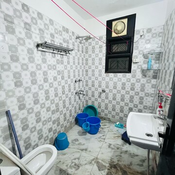 Bathroom in 2 BHK Builder Floor at Khirki Extension – for Rent