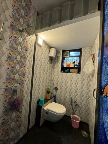 Bathroom in 2 BHK Apartment at Bhakti Sagar Apartment CHS, Lower Parel – for Rent