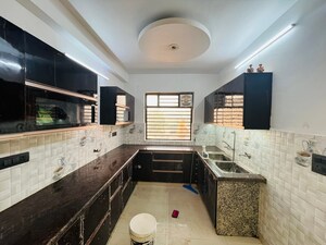Kitchen in 4 BHK Builder Floor at Green Fields Colony – for Sale
