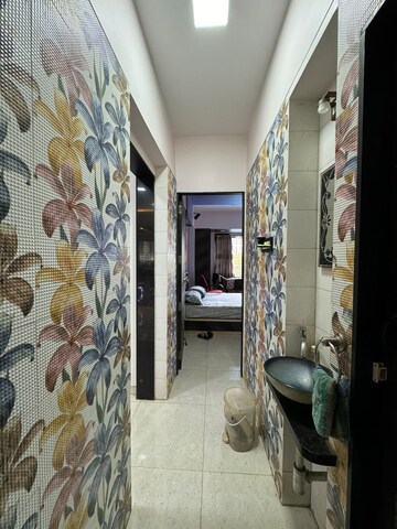 Bathroom in 2 BHK Apartment at Bhakti Sagar Apartment CHS, Lower Parel – for Rent
