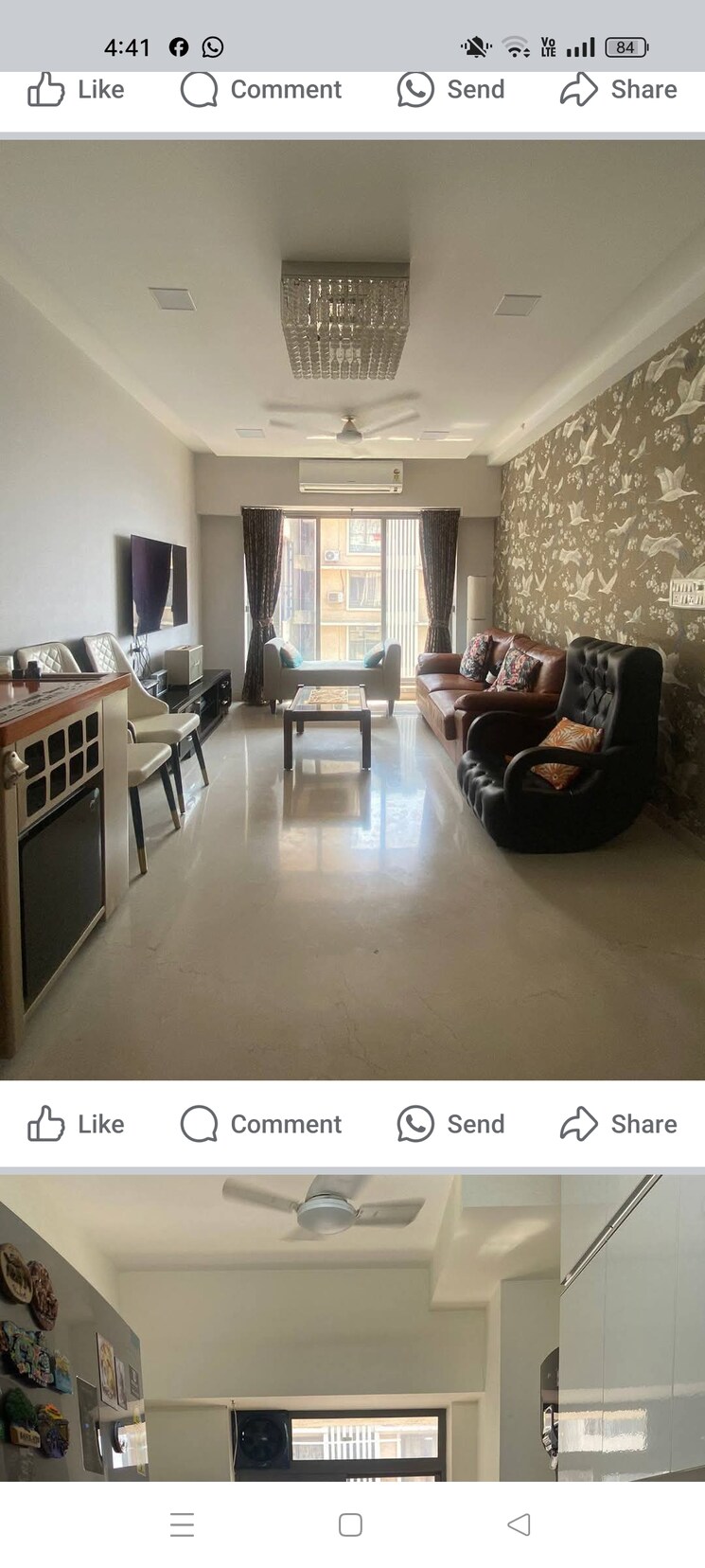 Living Room, k-raheja-interface-heights 2 Bedroom 622 Sq.Ft. Apartment In Malad West Mumbai 8897980