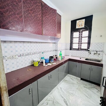 Kitchen in 3 BHK Builder Floor at Khirki Extension – for Rent