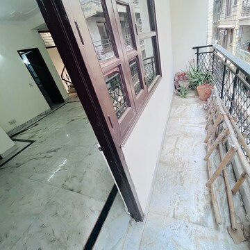 Balcony in 3 BHK Builder Floor at Khirki Extension – for Rent