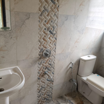 Bathroom in 3 BHK Apartment at Fortune 108, Bhagwan Nagar – for Rent