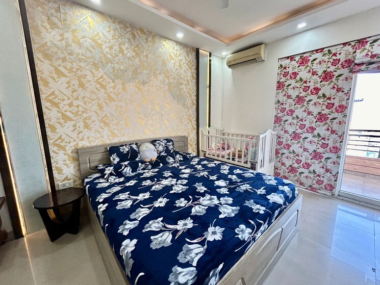 Bedroom, puri-pranayam 3 Bedroom 1800 Sq.Ft. Apartment In Sector 82 Faridabad 8898198
